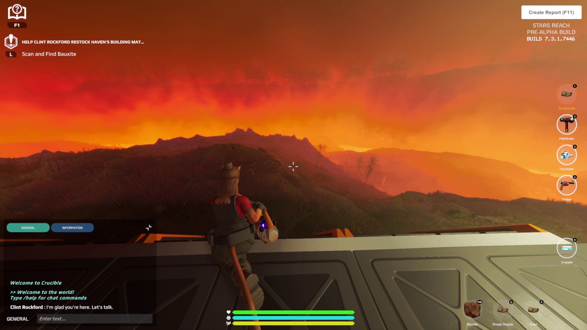 Mining Quest on Crucible